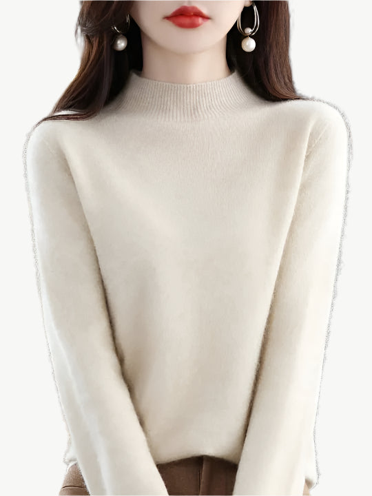 Cozelle - Merino - Wolle - Kaschmir - Pullover - Mayfair ModaBeigeS