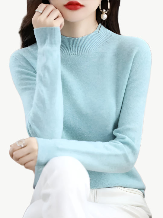 Cozelle - Merino - Wolle - Kaschmir - Pullover - Mayfair ModaHellblauS