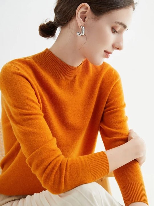 Cozelle - Merino - Wolle - Kaschmir - Pullover - Mayfair ModaHellblauS