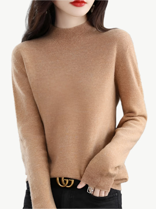 Cozelle - Merino - Wolle - Kaschmir - Pullover - Mayfair ModaHellbraunS