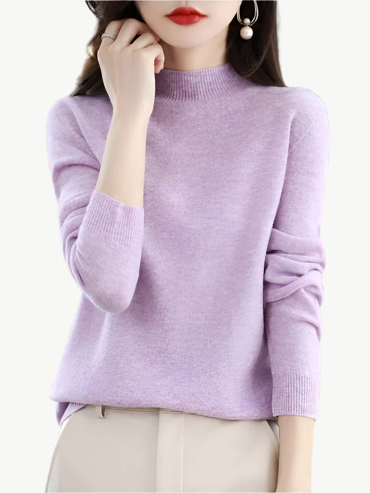 Cozelle - Merino - Wolle - Kaschmir - Pullover - Mayfair ModaHellviolettS