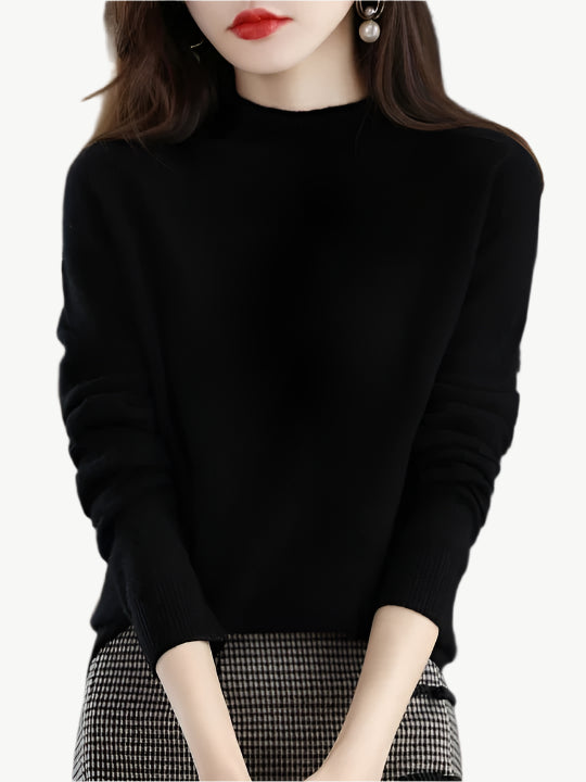 Cozelle - Merino - Wolle - Kaschmir - Pullover - Mayfair ModaSchwarzS