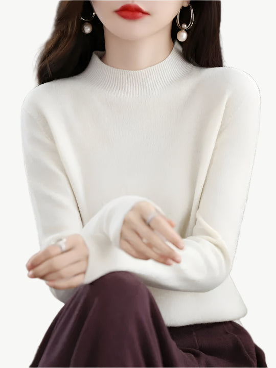 Cozelle - Merino - Wolle - Kaschmir - Pullover - Mayfair ModaWeißS