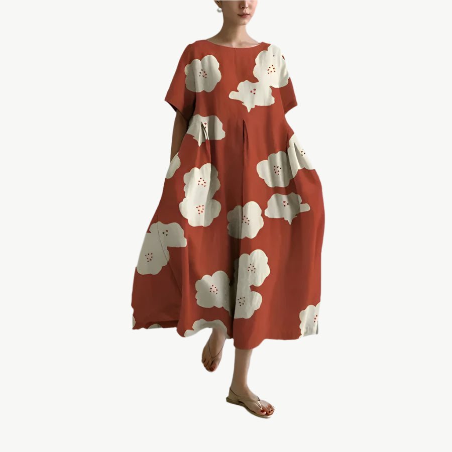 Elin - Lässiges bedrucktes Kleid - Mayfair ModaRotS