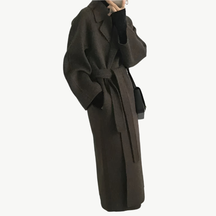Ember - Langer Wintermantel - Mayfair ModaBraunS