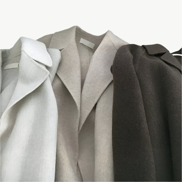 Ember - Langer Wintermantel - Mayfair ModaWeißS