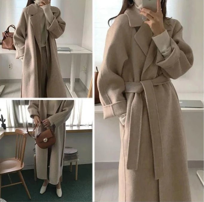 Ember - Langer Wintermantel - Mayfair ModaWeißS