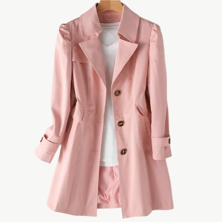 Everra - Ausgeschnittener Trenchcoat - Mayfair ModaRosaS