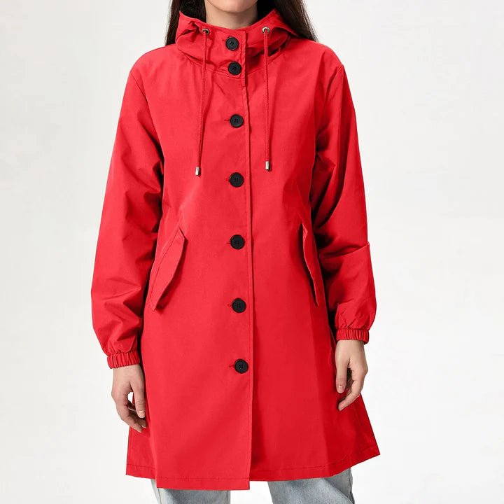 Fawn - Regenmantel mit Kapuze - Mayfair ModaRotS - 36 EU