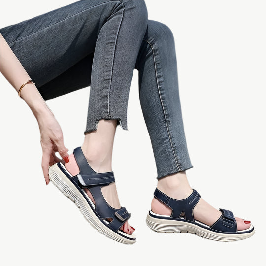 Fralise – Orthopädische Sandalen - Mayfair ModaSchiefergrau34 | 2 UK