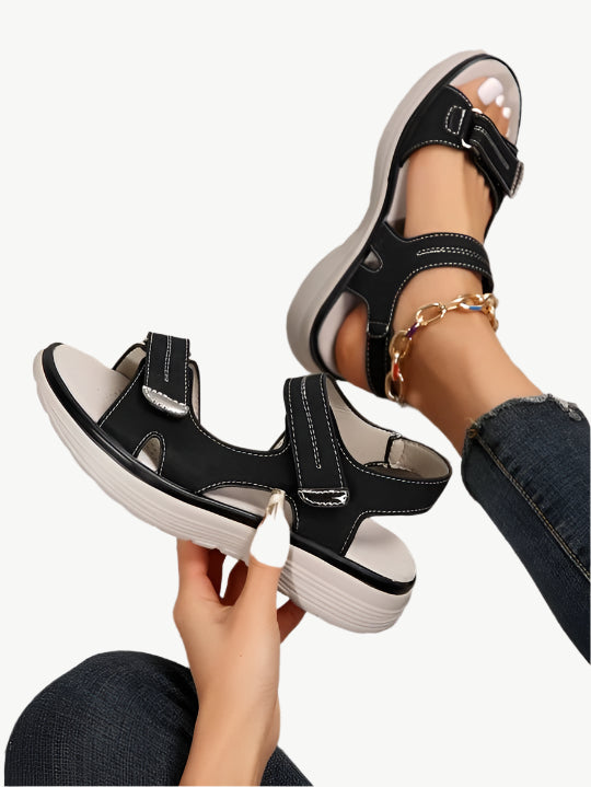 Fralise – Orthopädische Sandalen - Mayfair ModaSchwarz34 | 2 UK