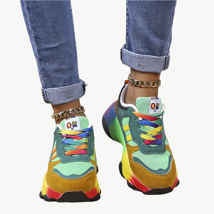 Frana - Bequeme und stylische Sneaker - Mayfair ModaGrün35