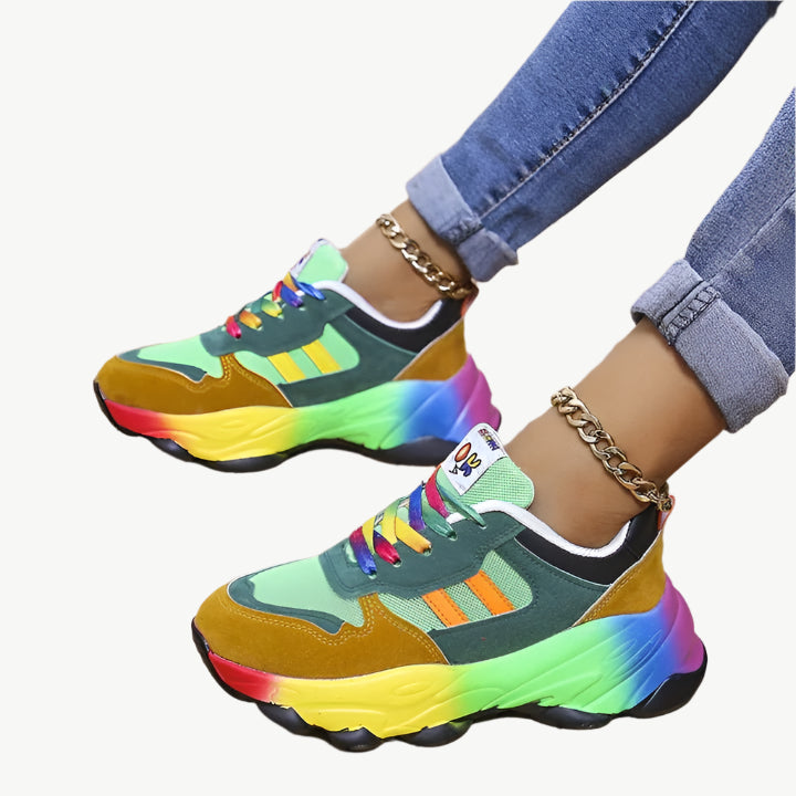 Frana - Bequeme und stylische Sneaker - Mayfair ModaGrün35