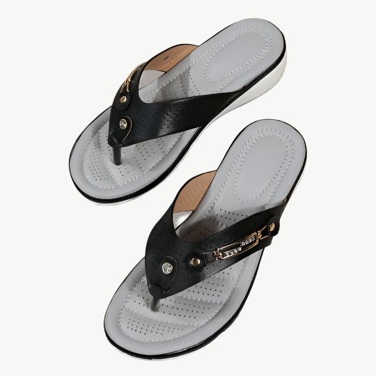 Franza - Orthopädische Sandalen - Mayfair ModaSchwarz35