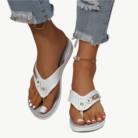 Franza - Orthopädische Sandalen - Mayfair ModaWeiß35
