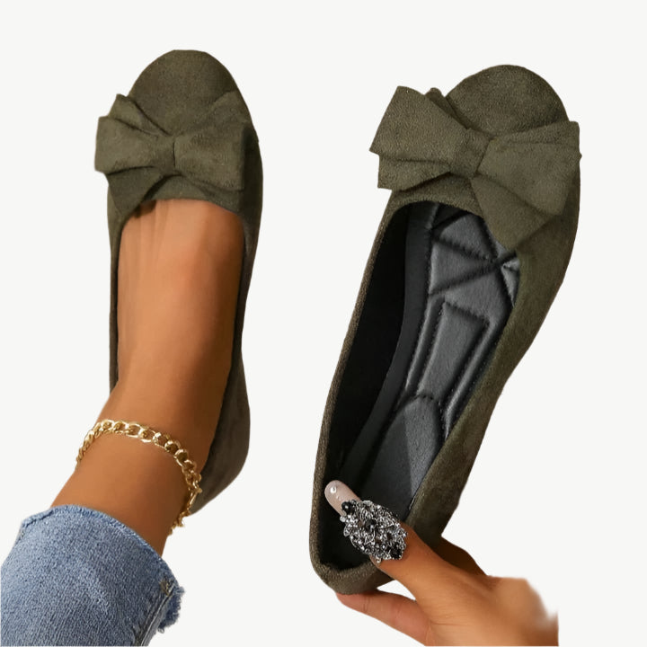 Gely - Bequeme Flats - Mayfair ModaDunkelgrün35