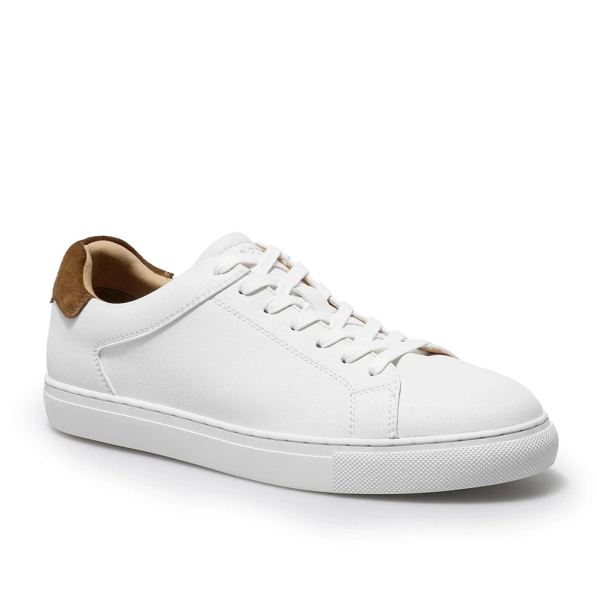 Herren lässige Leder - Turnschuhe - Mayfair ModaWeiß7
