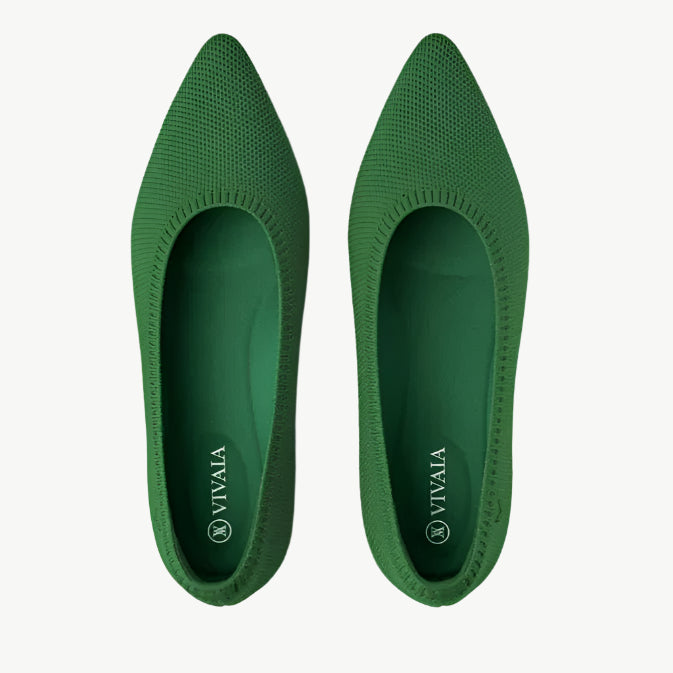 Ida - Schicke, bequeme Flats - Mayfair ModaGrün36