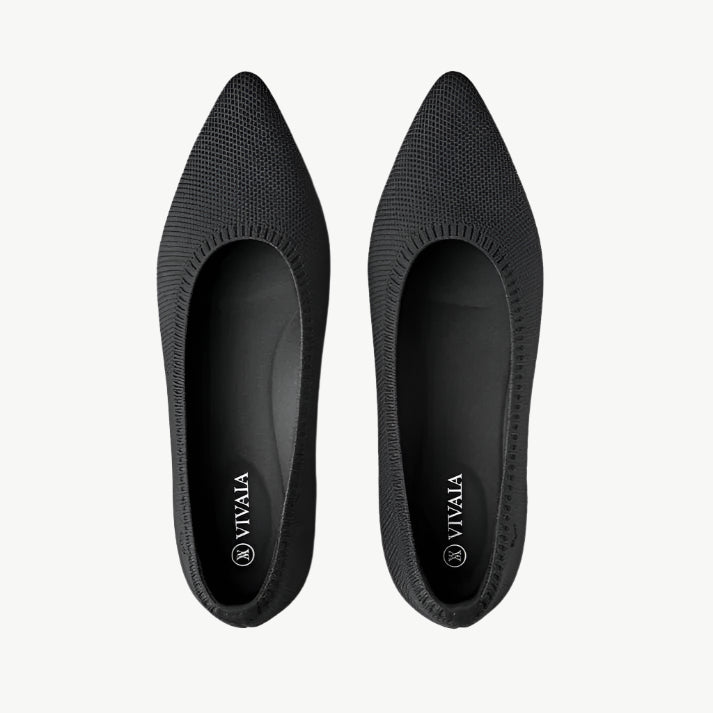 Ida - Schicke, bequeme Flats - Mayfair ModaSchwarz36