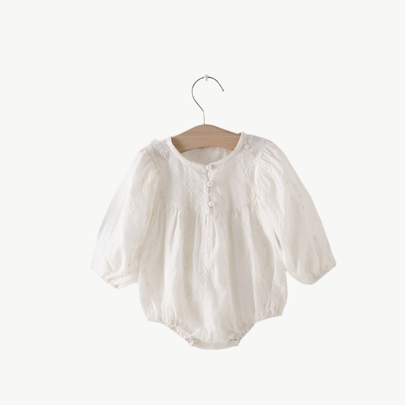 Langarm Strampler für Babys aus Umweltfreundlicher Baumwolle – Bequem & Hypoallergen - Mayfair ModaBraun3M