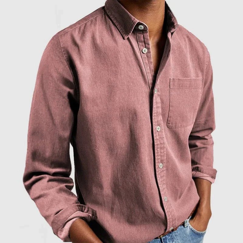 Marco - Weiches Langarm - Poloshirt - Mayfair ModaRosaS