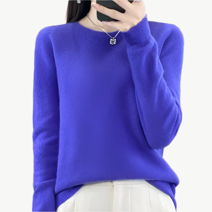 Riana - Schicker Sweater - Mayfair ModaBlauM