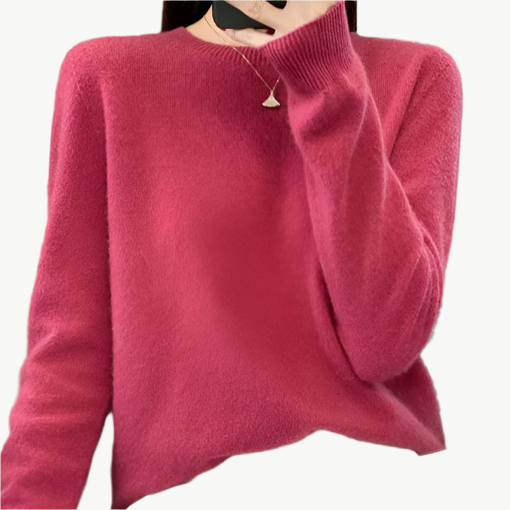 Riana - Schicker Sweater - Mayfair ModaHimbeereM