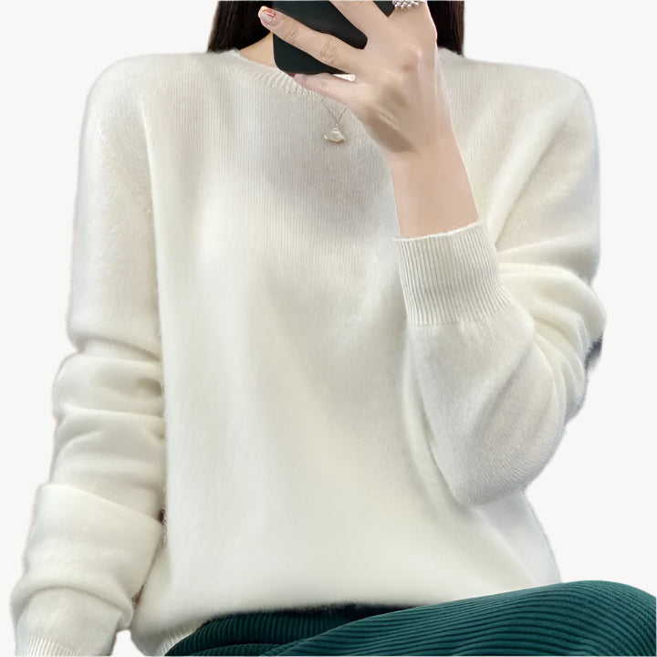 Riana - Schicker Sweater - Mayfair ModaWeißM