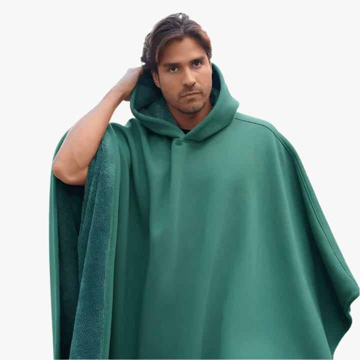 Sera - Langer, vielseitiger Hoodie - Mayfair ModaGrün