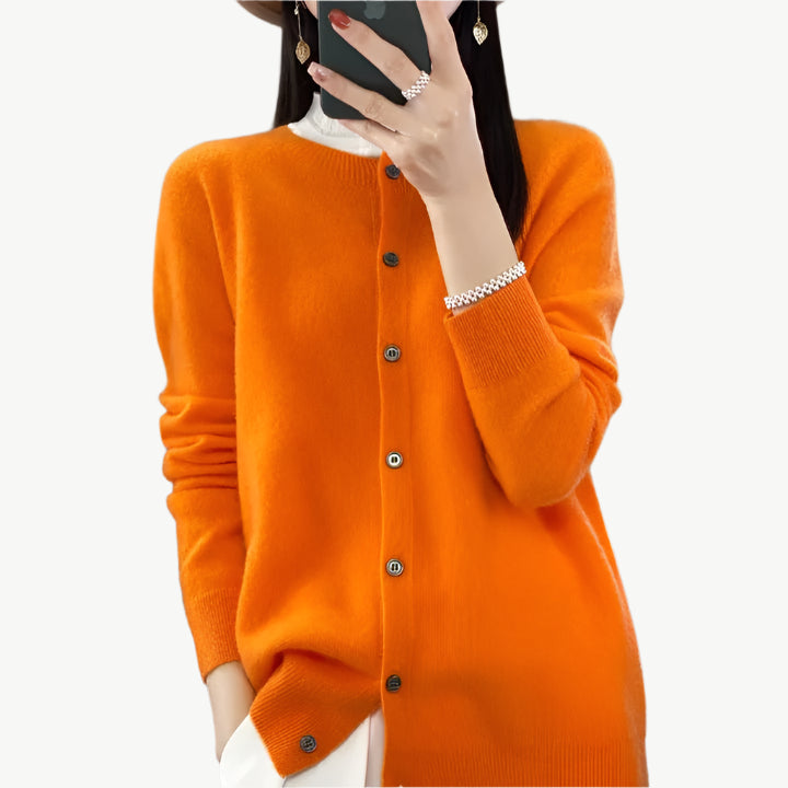 Sienna - Raffinierter Sweater - Mayfair ModaOrangeS