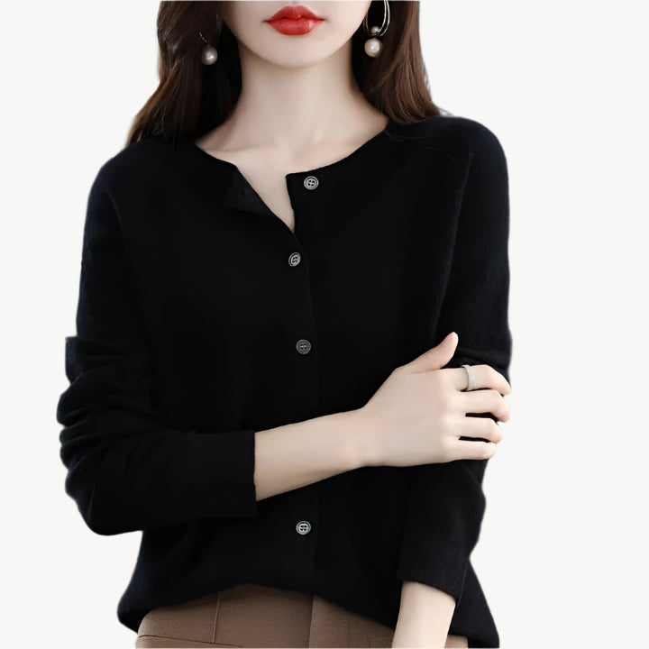 Sienna - Raffinierter Sweater - Mayfair ModaSchwarzS