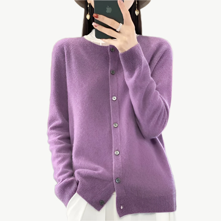 Sienna - Raffinierter Sweater - Mayfair ModaViolettS