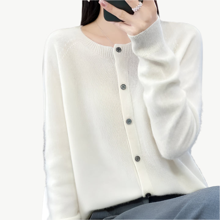 Sienna - Raffinierter Sweater - Mayfair ModaWeißS