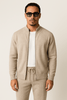 100% MERINO WOOL TRACKSUIT EXCLUSIVE - Mayfair ModaBeigeS