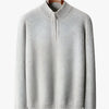 100% MERINO WOOL ZIP UP TRACKSUIT - Mayfair ModaGrauS
