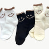 Aly - Kuschelige, farbenfrohe Socken - Mayfair ModaKontrast Schwarz - Weiß - Beige