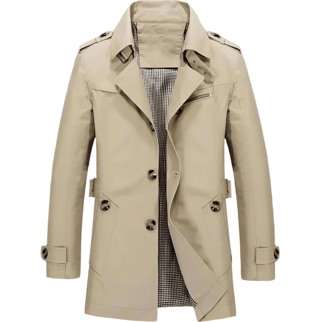 Anton - Modischer Trenchcoat - Mayfair ModaBeigeXS