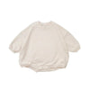 Atmungsaktiver Kinder Sweatshirt Strampler aus Bio - Baumwolle – hypoallergen & umweltfreundlich - Mayfair ModaCreme1 - 3M