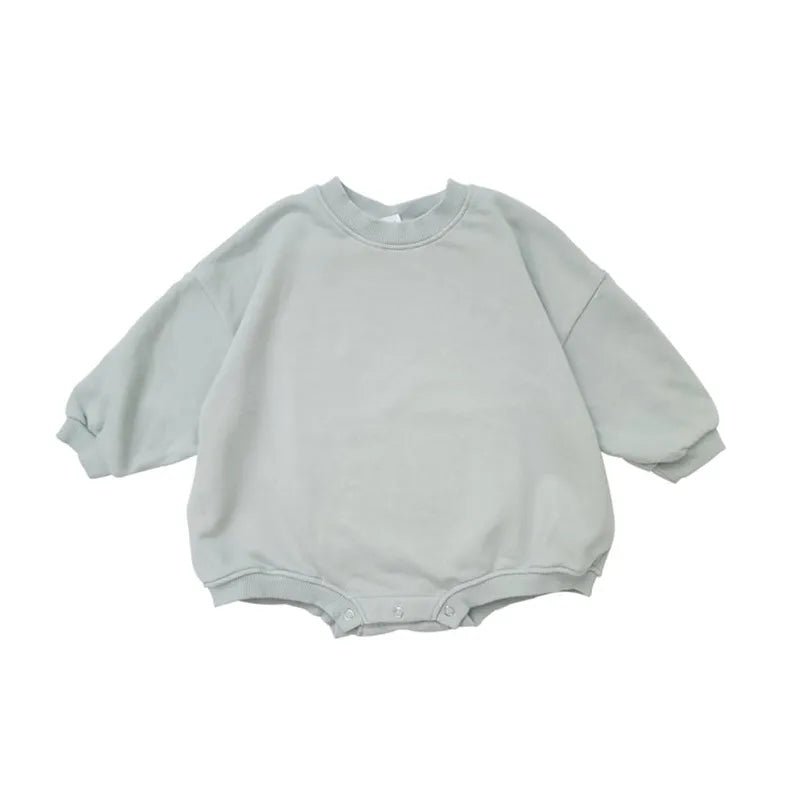 Atmungsaktiver Kinder Sweatshirt Strampler aus Bio - Baumwolle – hypoallergen & umweltfreundlich - Mayfair ModaCreme1 - 3M