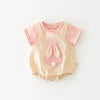 Bequemer Hasenoverall aus 100% Bio - Baumwolle für Kinder – Atmungsaktiv & Hypoallergen - Mayfair ModaBeige0 - 6M