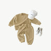 Bequemer Trainingsanzug aus Bio - Baumwolle für Kinder – Atmungsaktiv & Hypoallergen - Mayfair ModaGelb9M