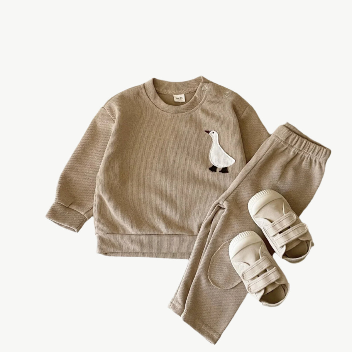 Bio - Baumwoll - Jogger - Set für Kinder – Atmungsaktiv & Hypoallergen - Mayfair ModaBär6 - 9M