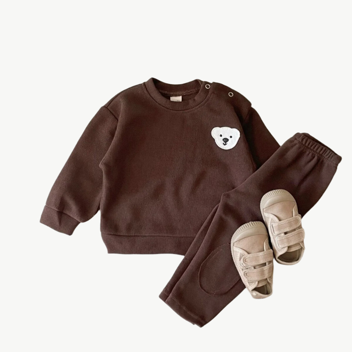 Bio - Baumwoll - Jogger - Set für Kinder – Atmungsaktiv & Hypoallergen - Mayfair ModaBär6 - 9M