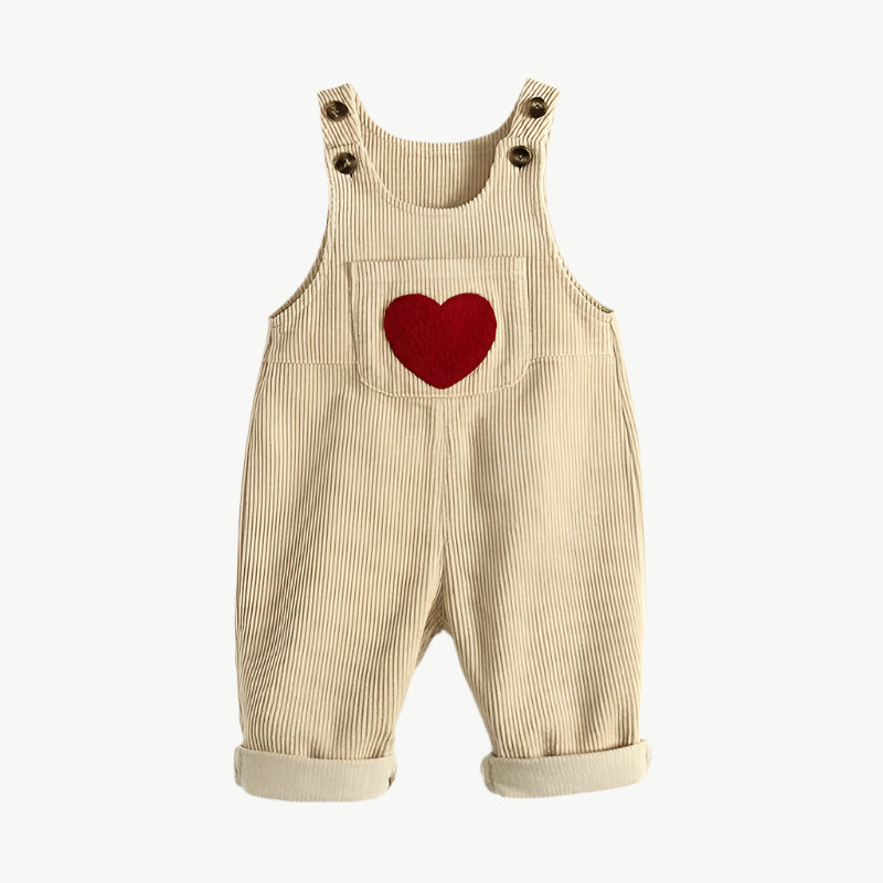 Bio - Baumwoll Overall für Kinder – Atmungsaktiv, Hypoallergen & Umweltfreundlich - Mayfair Modabeige12M
