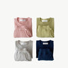 Bio - Baumwoll Waffel Jogger Set für Kinder – Atmungsaktiv & Hypoallergen - Mayfair ModaBeige9 - 12M