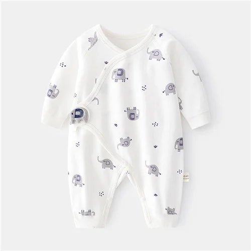 Bio - Baumwolle Babykleidung Set – Atmungsaktive und Hypoallergene Babykleider für Neugeborene - Mayfair ModaElefant0 - 3M