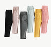 Bio - Baumwolle Doppelpocket Leggings für Kinder – Atmungsaktiv & Hypoallergen - Mayfair ModaSchwarz12M