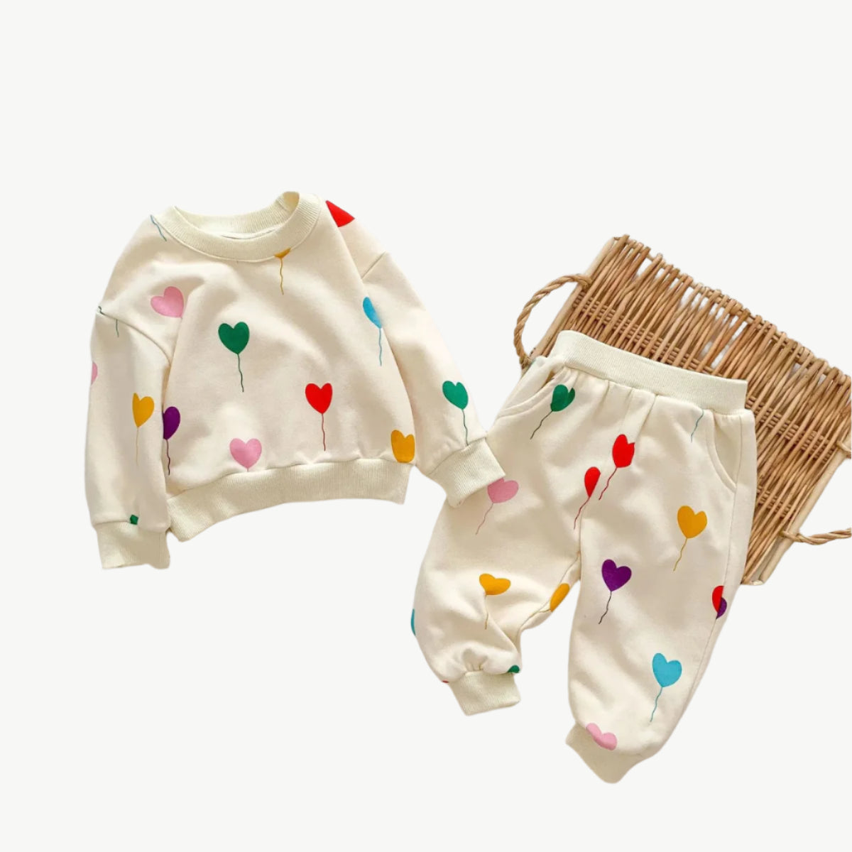 Bio - Baumwolle Jogger Set – Atmungsaktiv, Hypoallergen & Umweltfreundlich für Empfindliche Haut - Mayfair Moda3 - 6M