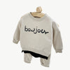 Bio - Baumwolle Jogger Set für Kinder – Atmungsaktiv, Umweltfreundlich & Hypoallergen - Mayfair ModaKhaki9 - 12M