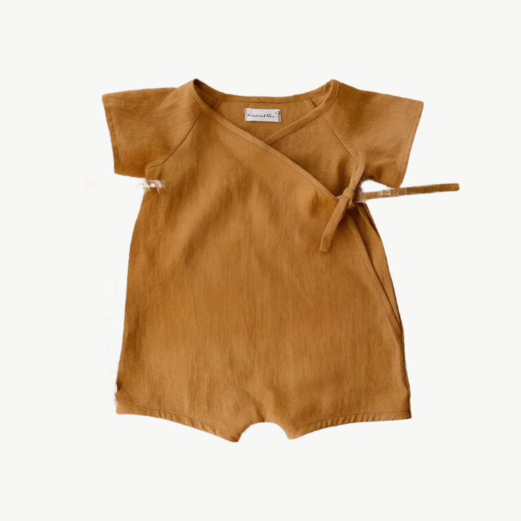 Biologischer Leinen Kimono für Damen – Atmungsaktiv, Hypoallergen und Umweltfreundlich - Mayfair ModaBeige18 - 24M
